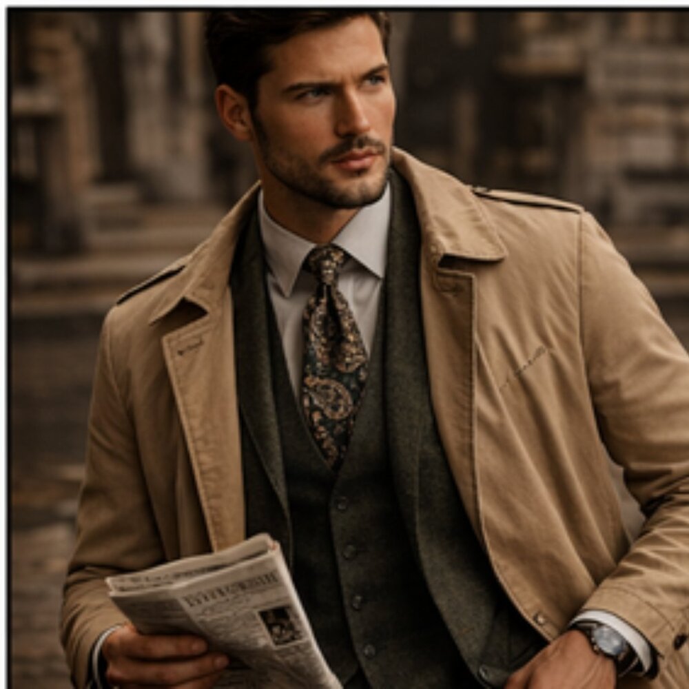 intage Nubio “Collezione Esclusivo” Silk Tie — Made in USA